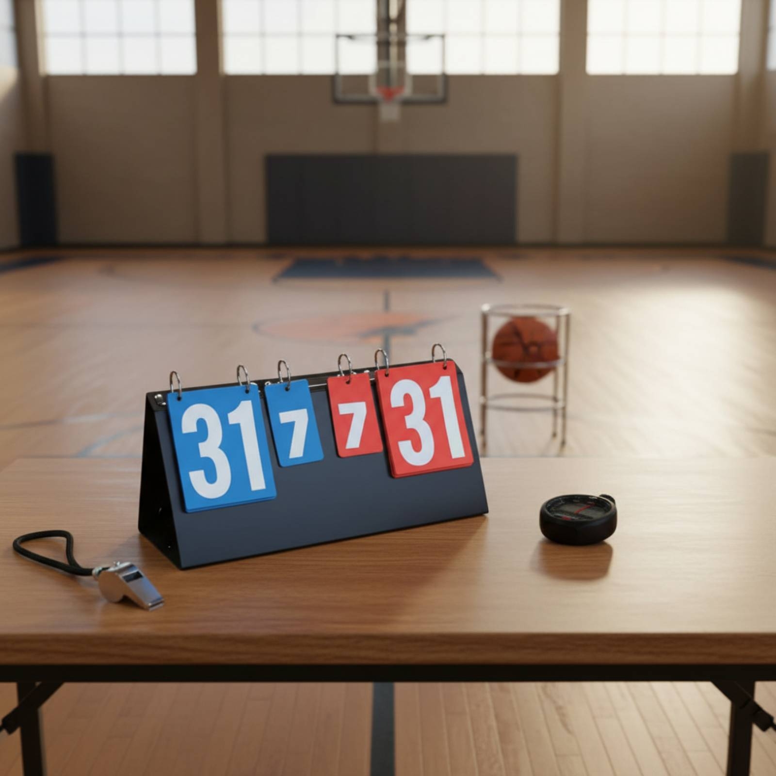 Table Tennis Table - Portable Flip Scoreboard Multi-Sport Flip Scoreboard