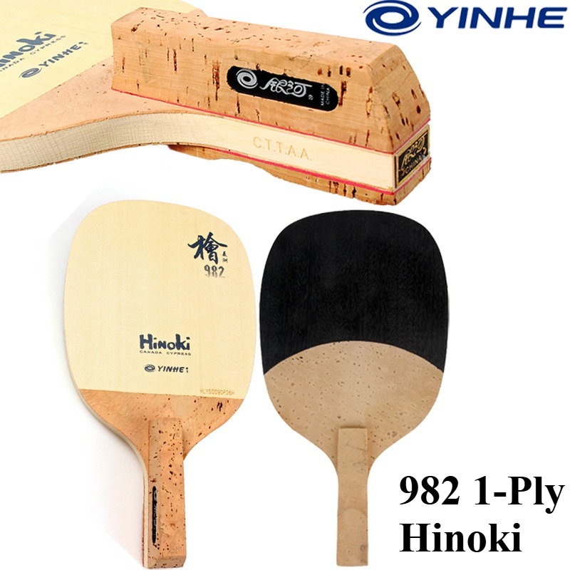Table Tennis Table - YINHE 982 1-Ply Solid Hinoki Table
