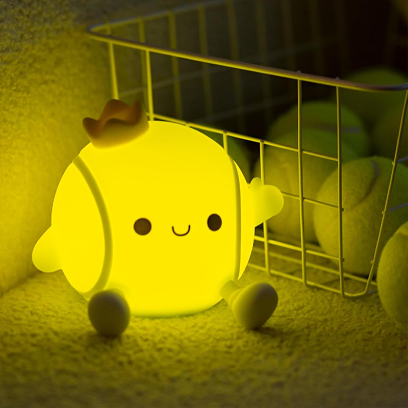 Cute Tennis Night Light Silico - Table Tennis Kids 评论和价格