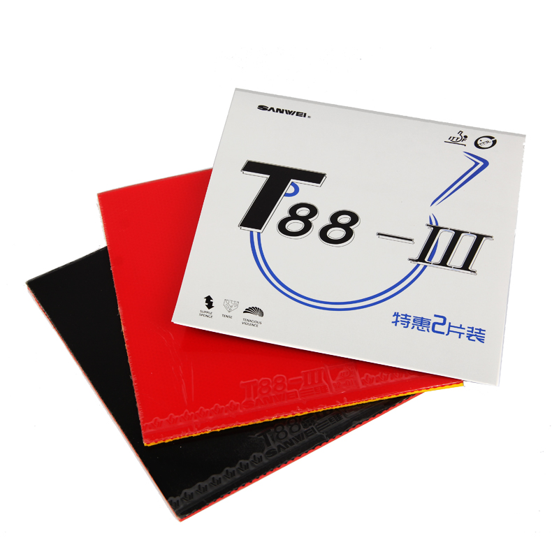 1 Red 1 Black Original SANWEI  - Table Tennis Xiom Rubber 评论和价格