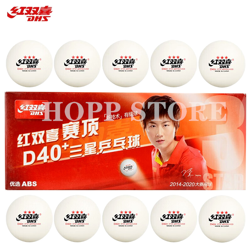 DHS 3-Star D40+ Table Tennis B - Table Tennis Olympics 评论和价格