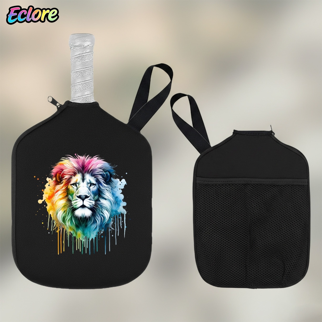 Colorful Watercolor Lion Head  - Table Tennis Table 评论和价格