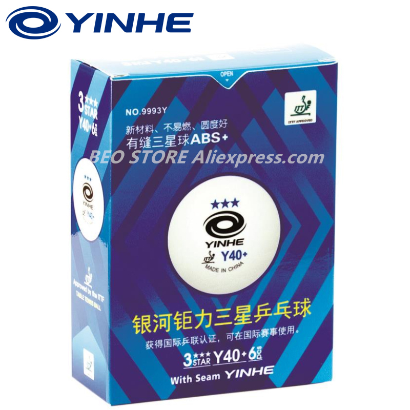 60 balls YINHE 3-star Y40+ H40 - Table Tennis Olympics 评论和价格